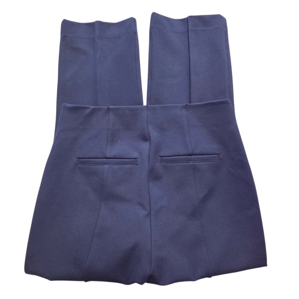 SPANX Supersmooth Perfect Fit Ponte Ankle Pants Navy Blue Large - Picture 8 of 12
